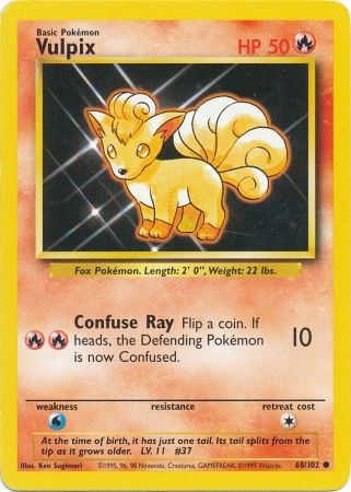 Vulpix (68/102) [Base Set Unlimited] | Good Games Morley