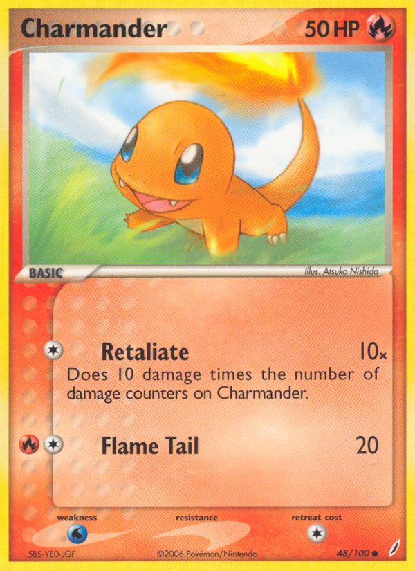 Charmander (48/100) [EX: Crystal Guardians] | Good Games Morley