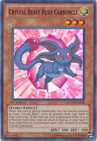 Crystal Beast Ruby Carbuncle [RYMP-EN040] Super Rare | Good Games Morley