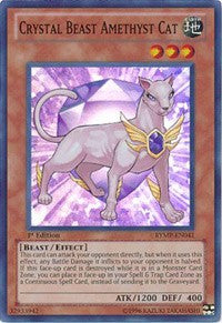 Crystal Beast Amethyst Cat [RYMP-EN041] Super Rare | Good Games Morley