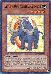 Crystal Beast Amber Mammoth [RYMP-EN044] Super Rare | Good Games Morley