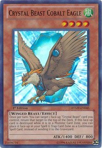 Crystal Beast Cobalt Eagle [RYMP-EN045] Super Rare | Good Games Morley