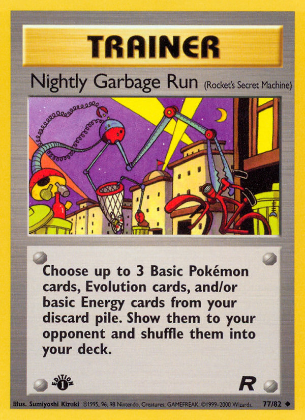 Nightly Garbage Run (77/82) [Team Rocket 1st Edition] | Good Games Morley