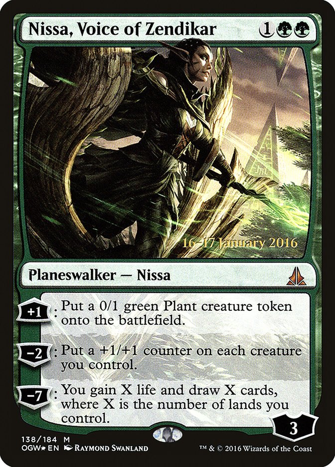 Nissa, Voice of Zendikar [Oath of the Gatewatch Prerelease Promos] | Good Games Morley