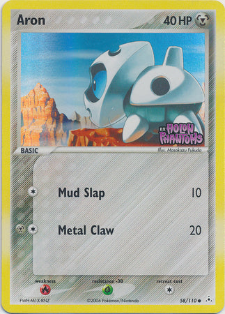 Aron (58/110) (Stamped) [EX: Holon Phantoms] | Good Games Morley