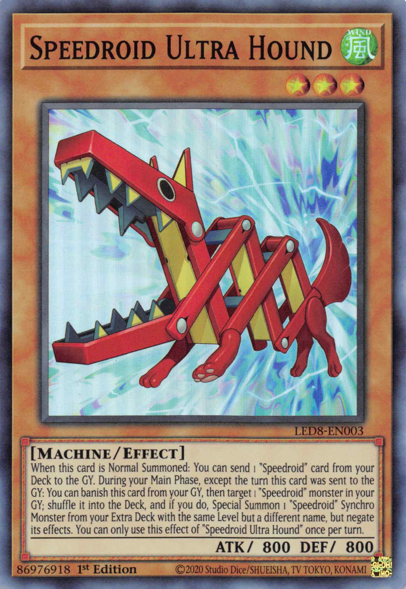 Speedroid Ultra Hound [LED8-EN003] Super Rare | Good Games Morley