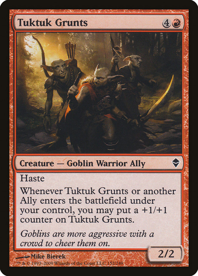 Tuktuk Grunts [Zendikar] | Good Games Morley