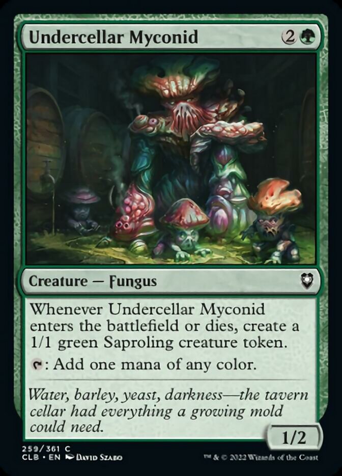 Undercellar Myconid [Commander Legends: Battle for Baldur's Gate] | Good Games Morley