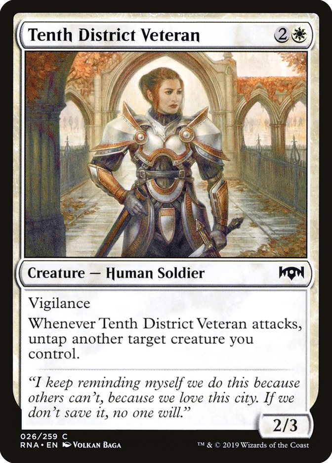 Tenth District Veteran [Ravnica Allegiance] | Good Games Morley