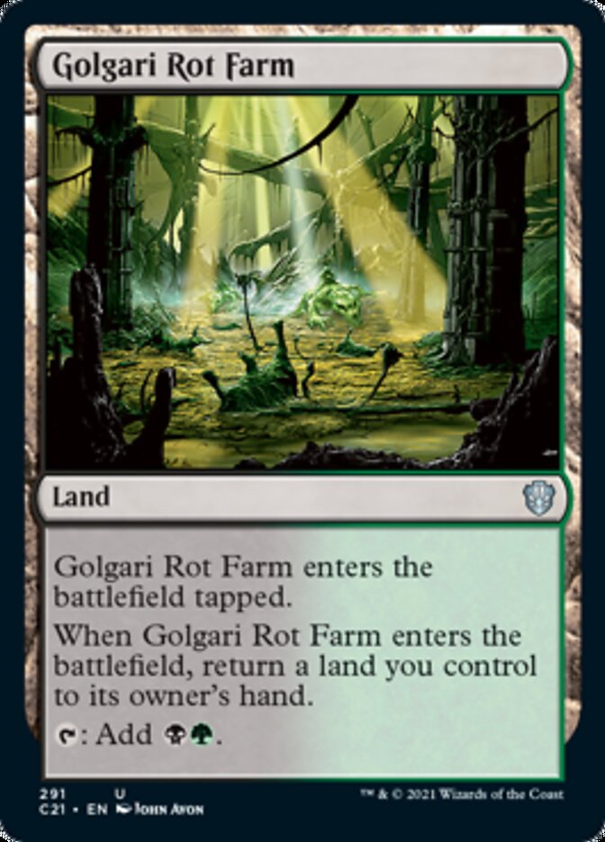 Golgari Rot Farm [Commander 2021] | Good Games Morley