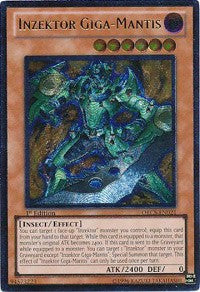 Inzektor Giga-Mantis (UTR) [ORCS-EN021] Ultimate Rare | Good Games Morley
