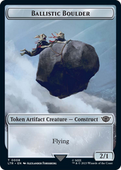 Ballistic Boulder // Food Token (10) Double-Sided Token [The Lord of the Rings: Tales of Middle-Earth Tokens] | Good Games Morley