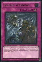 Solemn Warning (UTR) [DREV-EN077] Ultimate Rare | Good Games Morley