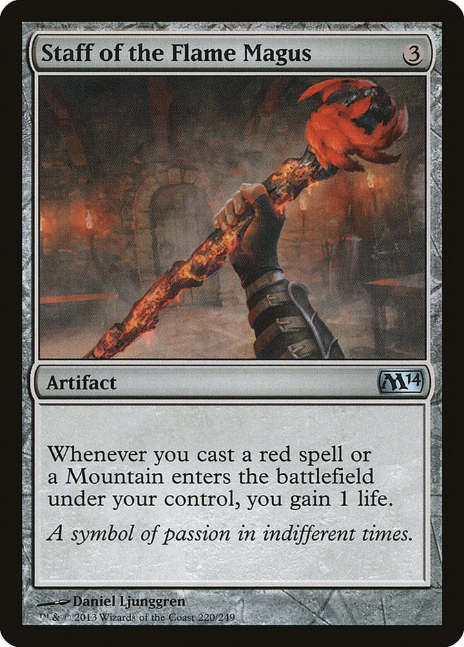 Staff of the Flame Magus [Magic 2014] | Good Games Morley