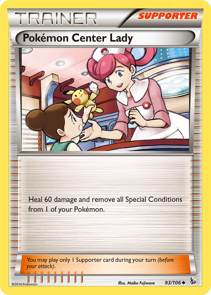 Pokemon Center Lady (93/106) [XY: Flashfire] | Good Games Morley