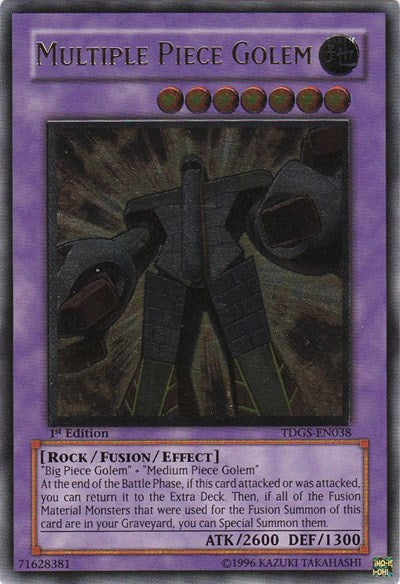 Multiple Piece Golem (UTR) [TDGS-EN038] Ultimate Rare | Good Games Morley