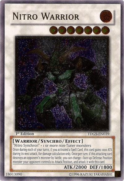 Nitro Warrior (UTR) [TDGS-EN039] Ultimate Rare | Good Games Morley