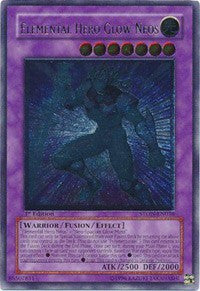 Elemental Hero Glow Neos (UTR) [STON-EN036] Ultimate Rare | Good Games Morley