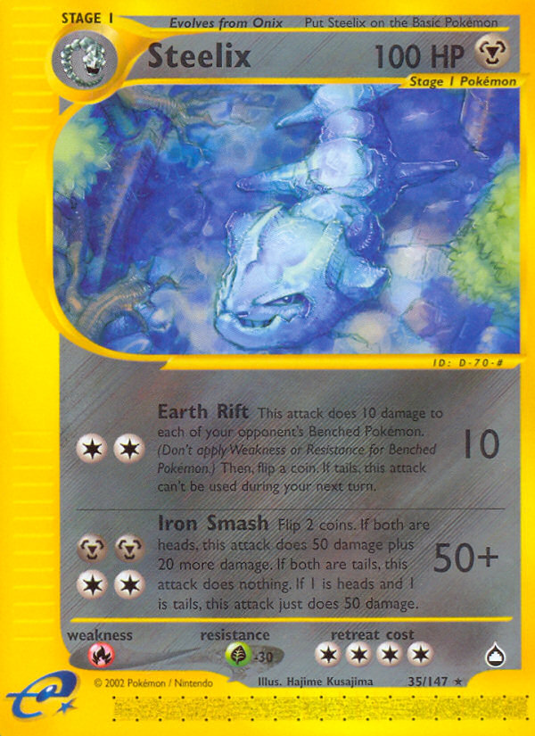 Steelix (35/147) [Aquapolis] | Good Games Morley