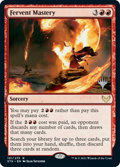Fervent Mastery (Promo Pack) [Strixhaven: School of Mages Promos] | Good Games Morley