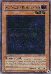 Neo-Spacian Dark Panther (UTR) [POTD-EN005] Ultimate Rare | Good Games Morley