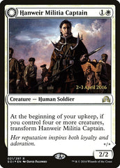 Hanweir Militia Captain // Westvale Cult Leader [Shadows over Innistrad Prerelease Promos] | Good Games Morley