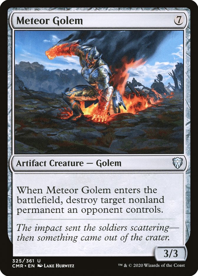 Meteor Golem (325) [Commander Legends] | Good Games Morley