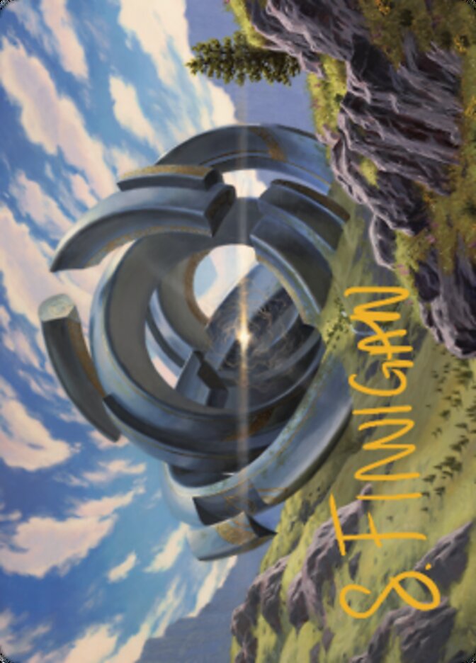 Thran Portal Art Card (Gold-Stamped Signature) [Dominaria United Art Series] | Good Games Morley