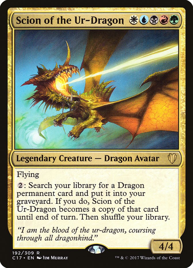 Scion of the Ur-Dragon [Commander 2017] | Good Games Morley