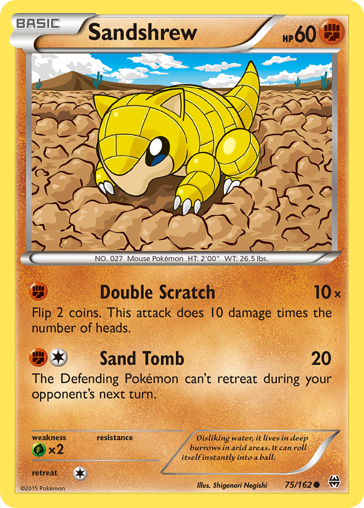 Sandshrew (75/162) [XY: BREAKthrough] | Good Games Morley