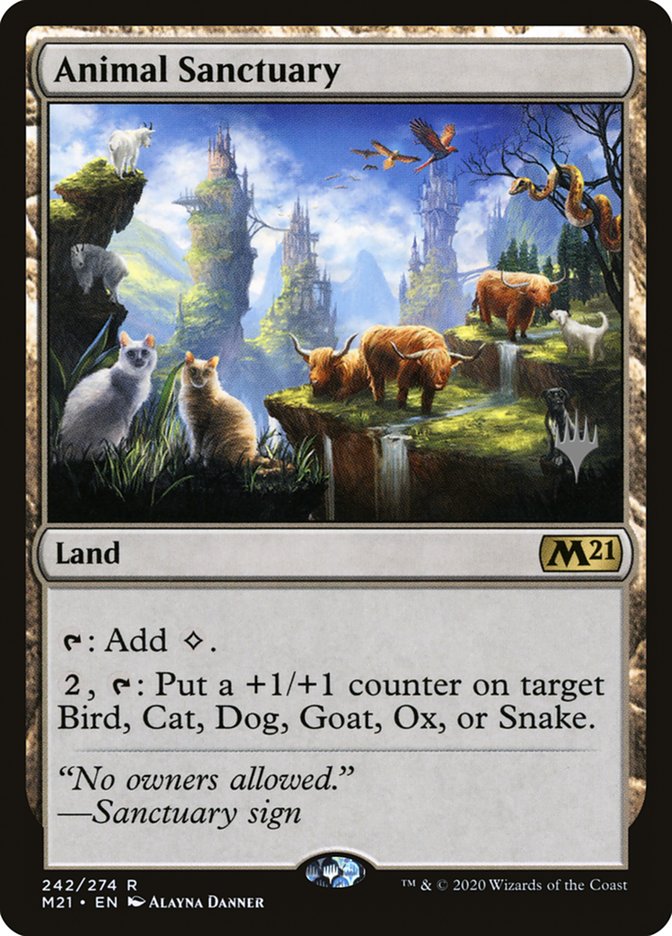 Animal Sanctuary (Promo Pack) [Core Set 2021 Promos] | Good Games Morley