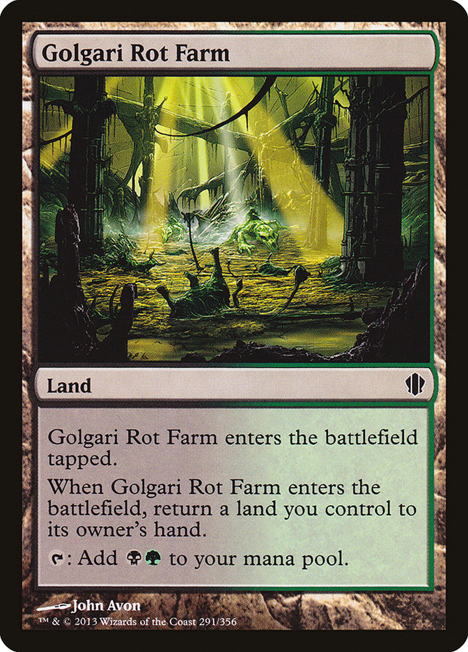 Golgari Rot Farm [Commander 2013] | Good Games Morley