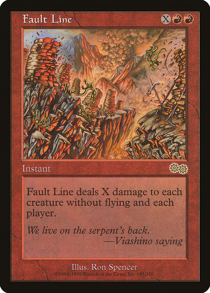 Fault Line [Urza's Saga] | Good Games Morley