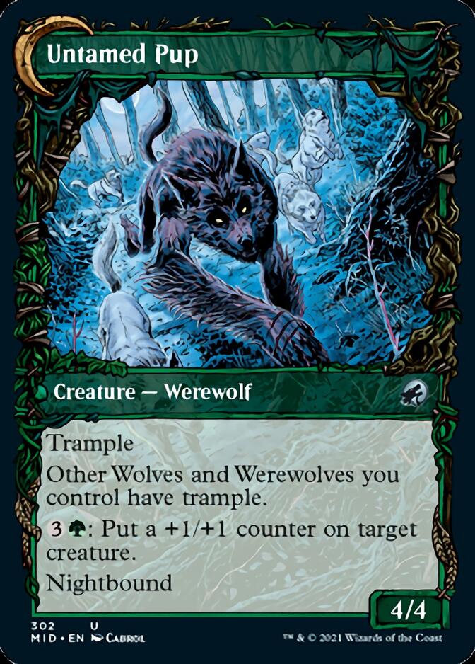 Hound Tamer // Untamed Pup (Showcase Equinox) [Innistrad: Midnight Hunt] | Good Games Morley