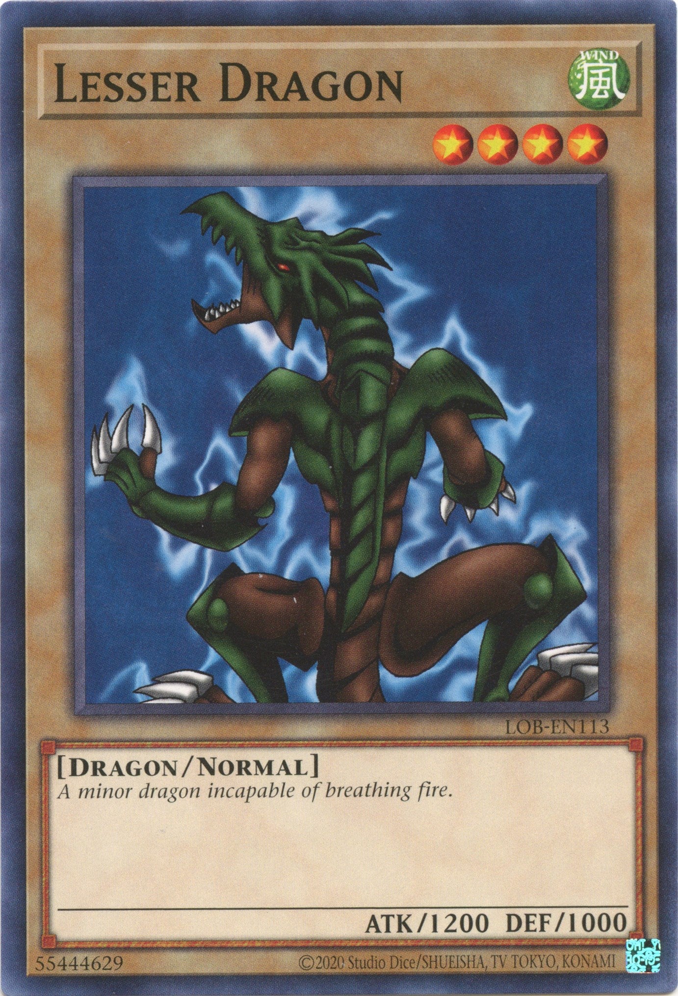 Lesser Dragon (25th Anniversary) [LOB-EN113] Common | Good Games Morley