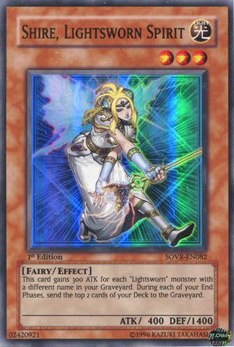 Shire, Lightsworn Spirit [SOVR-EN082] Super Rare | Good Games Morley