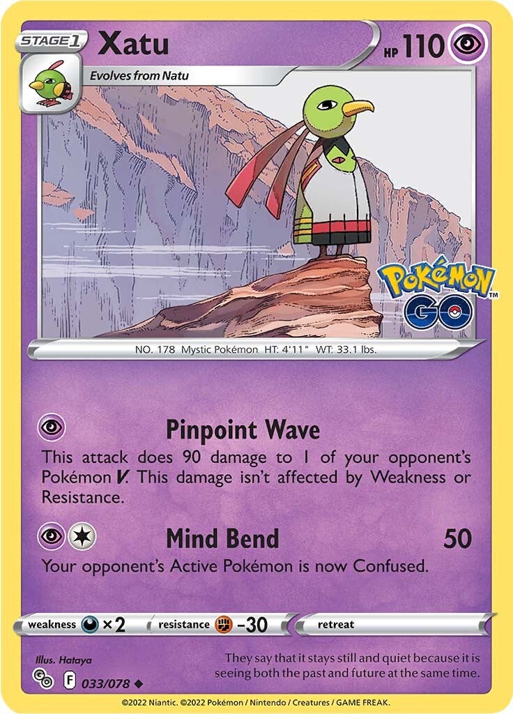Xatu (033/078) [Pokémon GO] | Good Games Morley