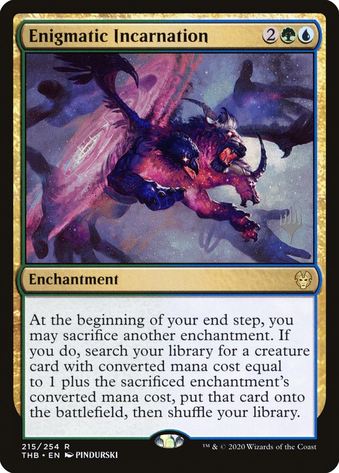 Enigmatic Incarnation (Promo Pack) [Theros Beyond Death Promos] | Good Games Morley