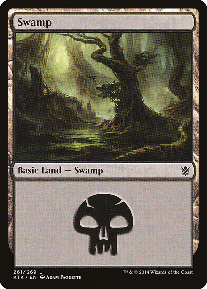 Swamp (261) [Khans of Tarkir] | Good Games Morley