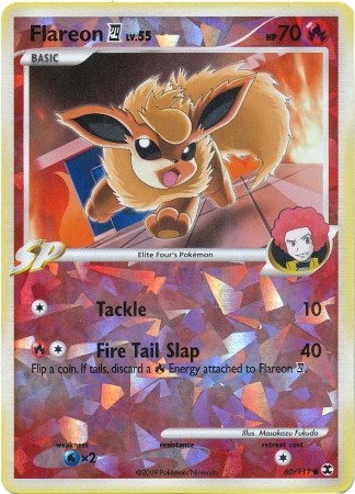 Flareon (60/111) (Cracked Ice) [Platinum: Rising Rivals] | Good Games Morley