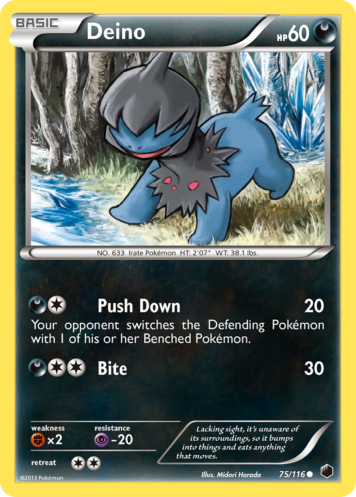 Deino (75/116) [Black & White: Plasma Freeze] | Good Games Morley