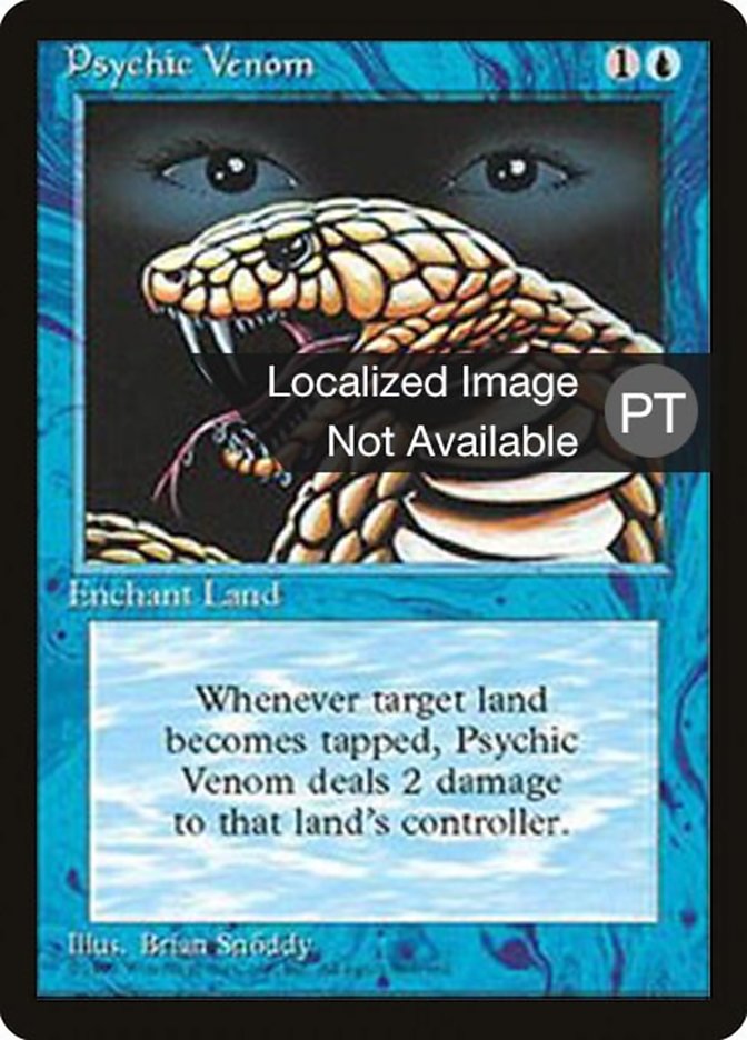 Psychic Venom [Fourth Edition (Foreign Black Border)] | Good Games Morley