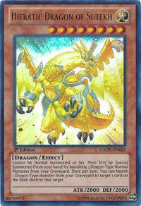 Hieratic Dragon of Sutekh [GAOV-EN025] Ultra Rare | Good Games Morley