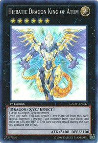 Hieratic Dragon King of Atum [GAOV-EN047] Super Rare | Good Games Morley