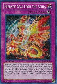 Hieratic Seal From the Ashes [GAOV-EN088] Secret Rare | Good Games Morley