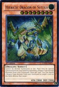 Hieratic Dragon of Sutekh (UTR) [GAOV-EN025] Ultimate Rare | Good Games Morley