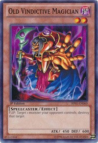 Old Vindictive Magician [BP01-EN060] Common | Good Games Morley