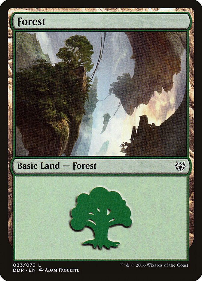 Forest (33) [Duel Decks: Nissa vs. Ob Nixilis] | Good Games Morley