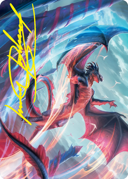 Galazeth Prismari Art Card (Gold-Stamped Signature) [Strixhaven: School of Mages Art Series] | Good Games Morley