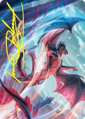 Galazeth Prismari Art Card (Gold-Stamped Signature) [Strixhaven: School of Mages Art Series] | Good Games Morley